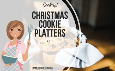 Cookies, cookies, cookies!  Every holiday season since I was 15, I have made cookie platters for my friends, families, & neighbors.  #cookies #holiday #gifts