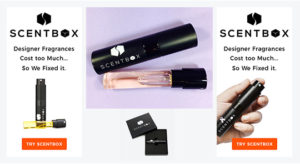 A unique designer fragrance subscription box service. #subscriptionbox #scentbox ramblingboho.com